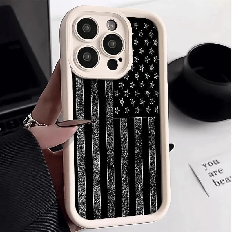 Drop-resistant all-inclusive TPU frosted phone case for iPhone 16 Pro Max in Graphite Black
