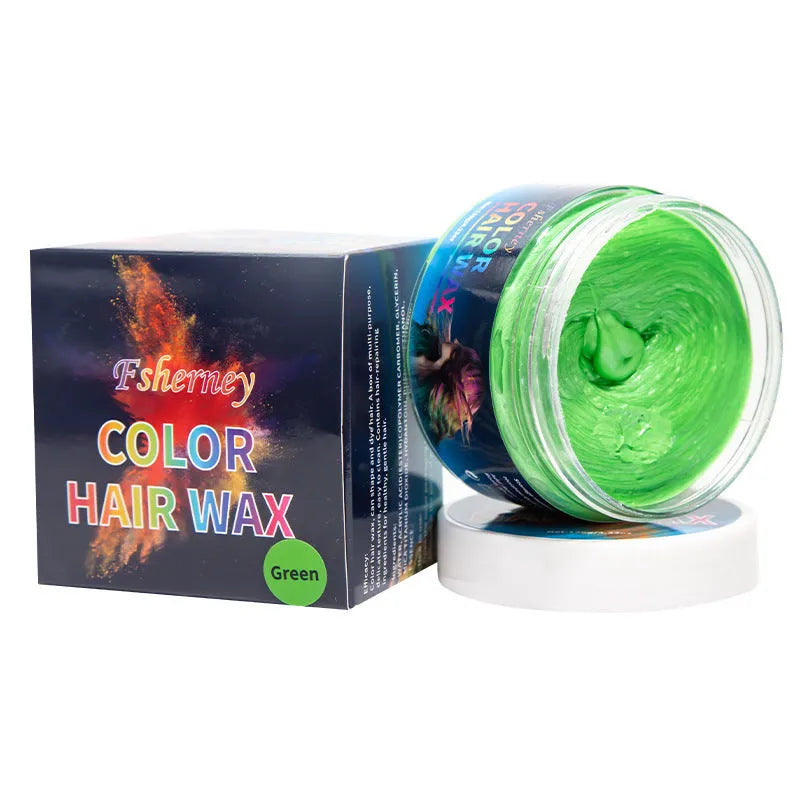 120g hair styling clay container in one of nine colours including Granny Grey and Rose Red