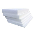 White EPE pearl cotton foam board showing its large 2 metre by 1 metre flat surface and 10mm thickness.