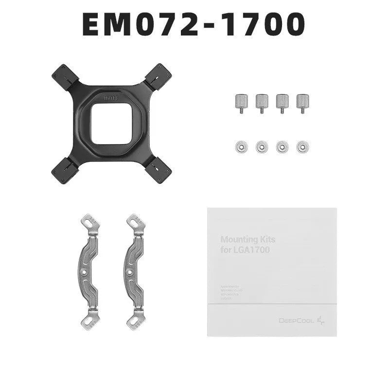 Element radiator fastener bracket for LGA1700 socket with cleaning alcohol bag