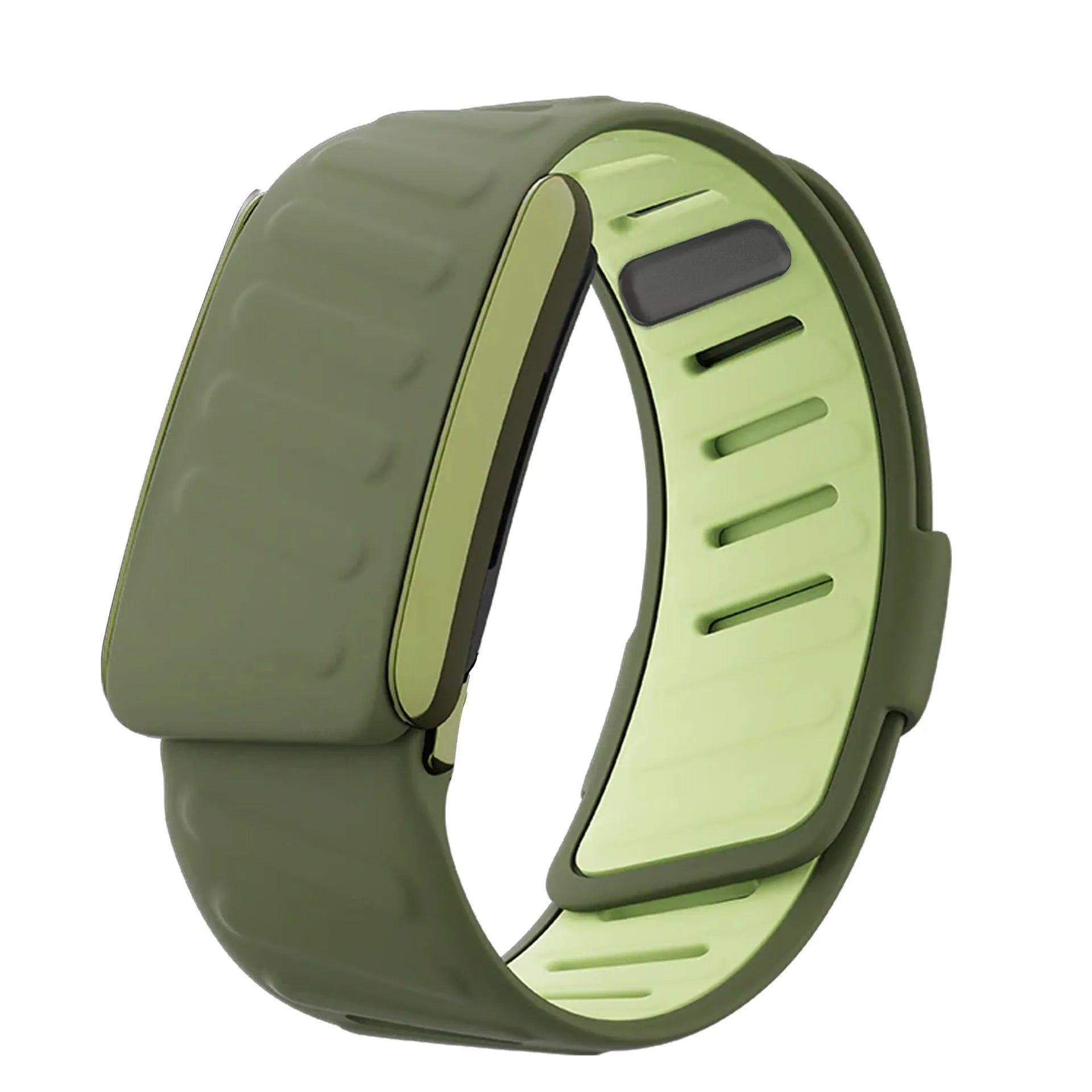 Whoop 50 One Peak wristband replacement strap in green MG colour for fitness use