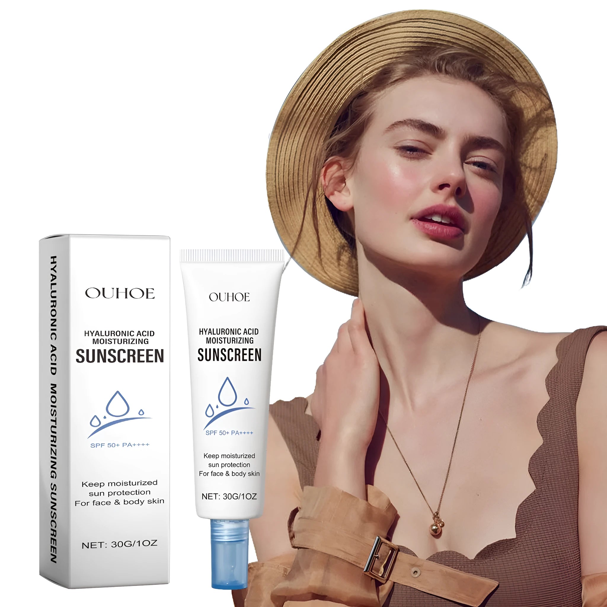 A 30g tube of moisturising protective lotion with UV isolation for all skin types.