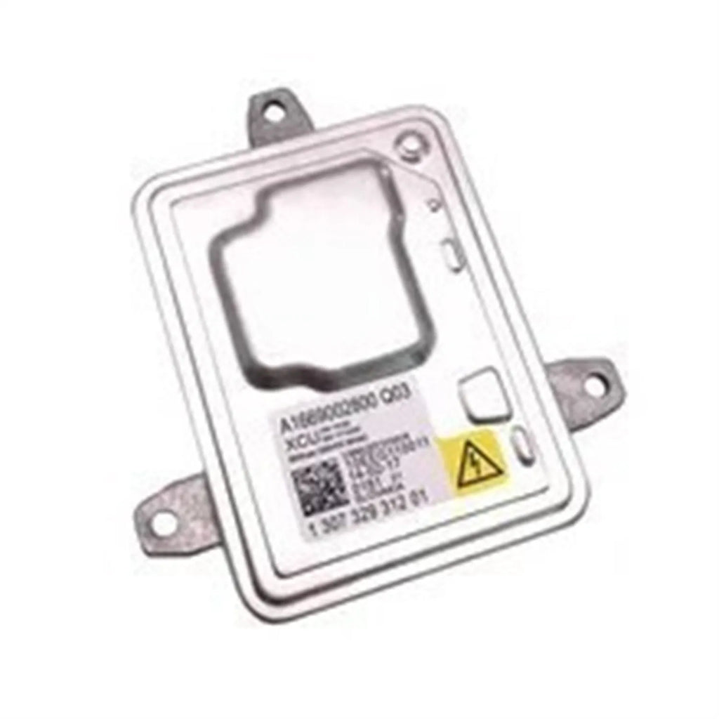 Metal housing headlight ballast for car HID systems, dimensions 14x11x4.5cm.