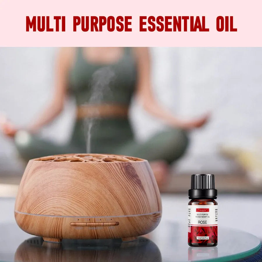 10ml lavender essential oil in a glass bottle with dropper cap, water-soluble for humidifiers