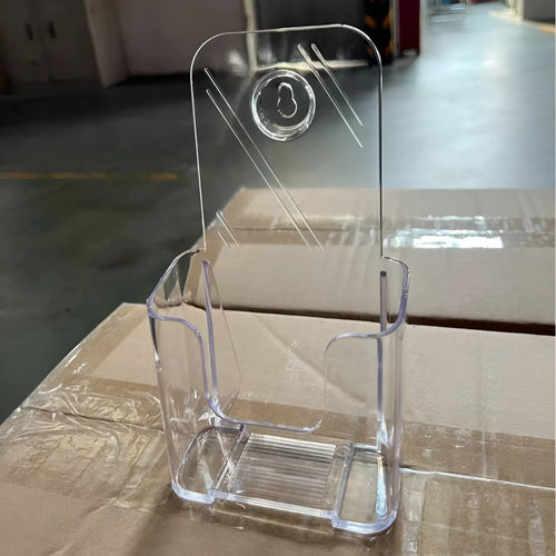 A6 single-layer acrylic desktop document rack for business cards, imported PS material, 9.69x5cm