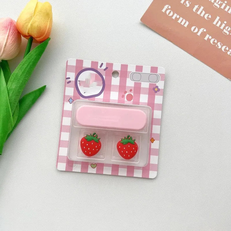 Cartoon magnetic cable fixer for desktop with colourful design and plastic construction