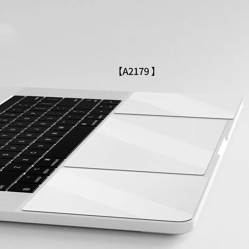Matte touchpad protective film with wrist support covers for MacBook Pro and Air models