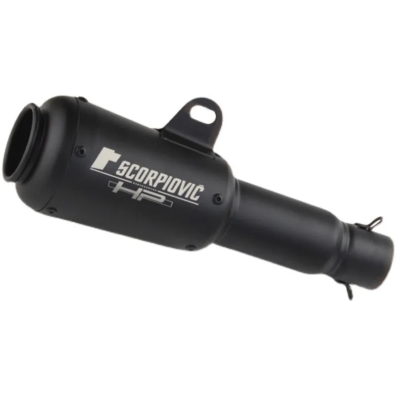 Universal stainless steel racing motorcycle exhaust pipe with flower cover design in multiple colour options
