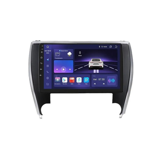 10-inch touchscreen car navigation head unit for 2015 Toyota Camry dashboard.