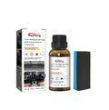 Plastic refurbished coating 30ml bottle with blue square sponge, water-based renovation for clear plastic surfaces