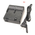 CDC68D dual charger black for total station lithium batteries BDC46 BDC58 BDC70 with power cord
