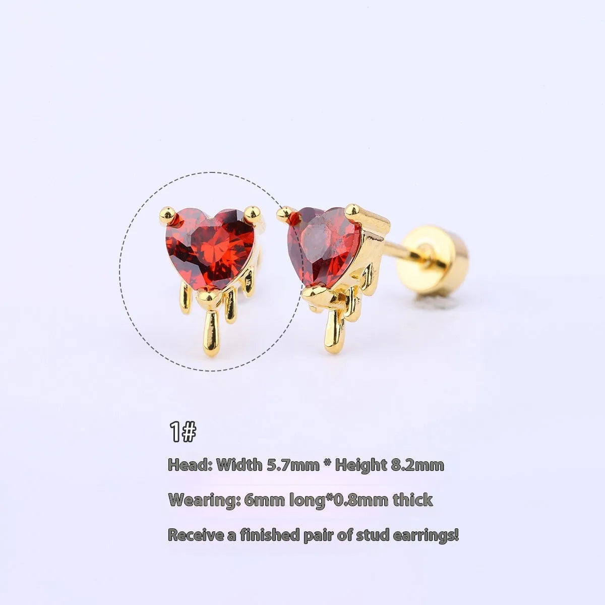 316L stainless steel Halloween drop earrings with real gold plating, skull and devil eye design, 6cm length, unisex