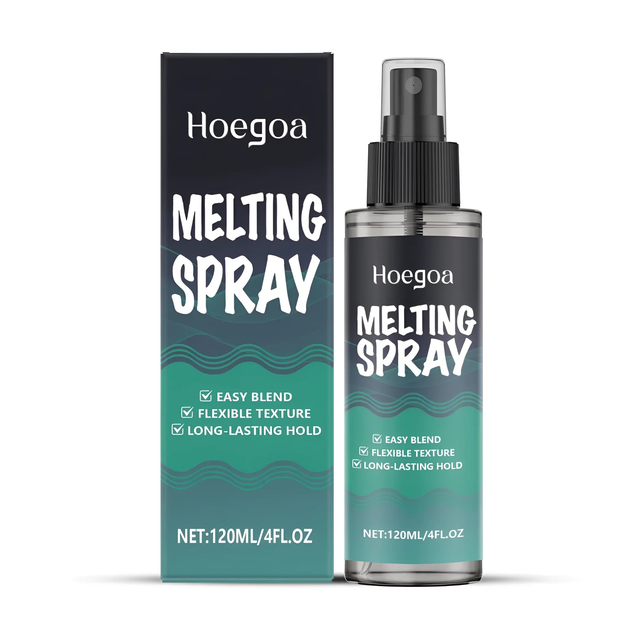 120ml bottle of clear gel water melting spray for makeup setting and finishing