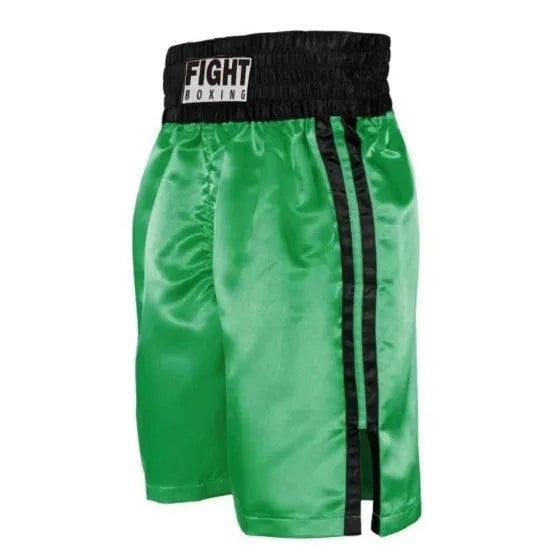 Boxing shorts in various two-tone colour combinations with contrasting waistband styling