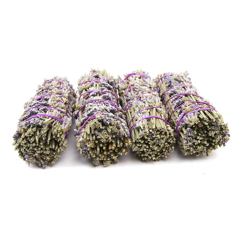 Lavender natural dried flower aromatherapy stick measuring 4 inches for room fragrance