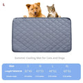 Waterproof Oxford pet mat for dogs and cats in grey or apricot, available in seven sizes