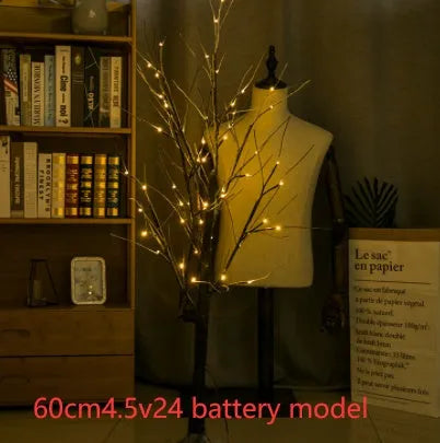 High Simulation LED Snow Tree Light with PVC shell, E14 lamp holder, 220V, available in 45-210cm sizes for landscape decoration