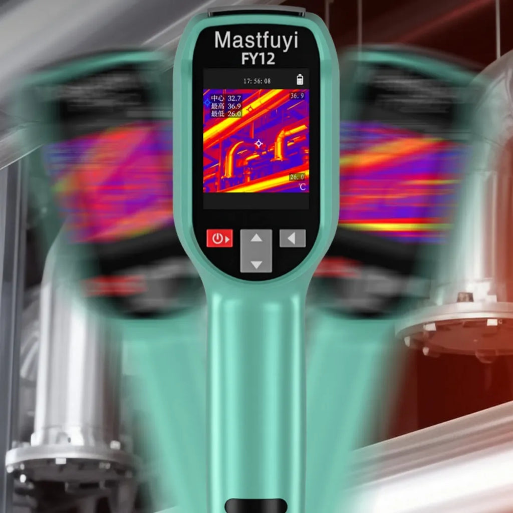 Mastfuyi FY12 green infrared thermal imager with laser positioning and built-in 2500mAh battery and 4GB card