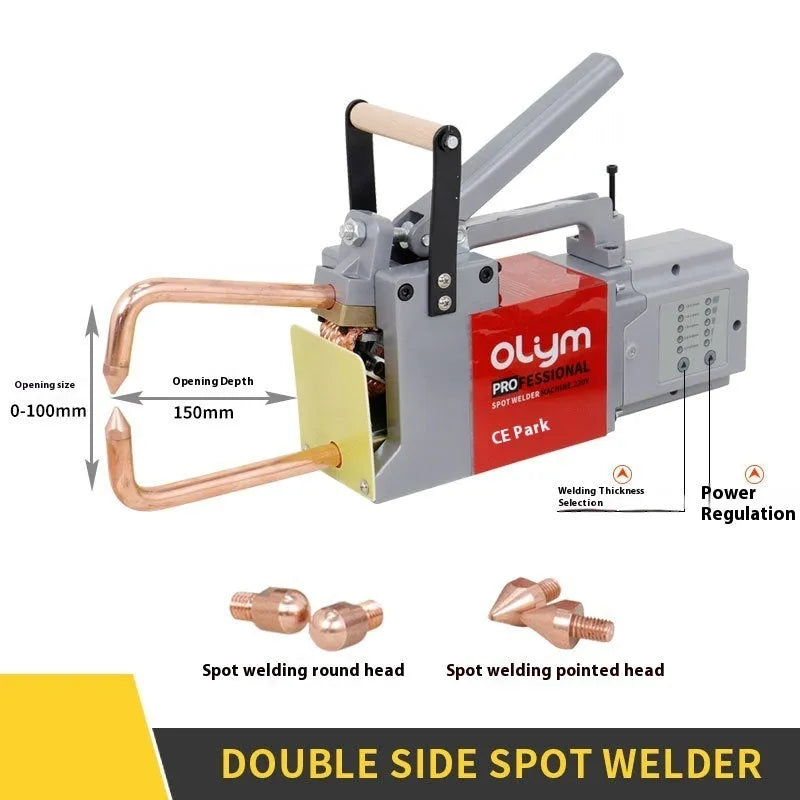 OL8000 double-sided spot welder butt welding machine with manual control interface