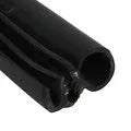 Black rubber sliding door seal strip for Toyota Hiace High Roof, 5 metres long.