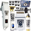 Rechargeable hair clipper with stainless steel cutter head and USB charging port