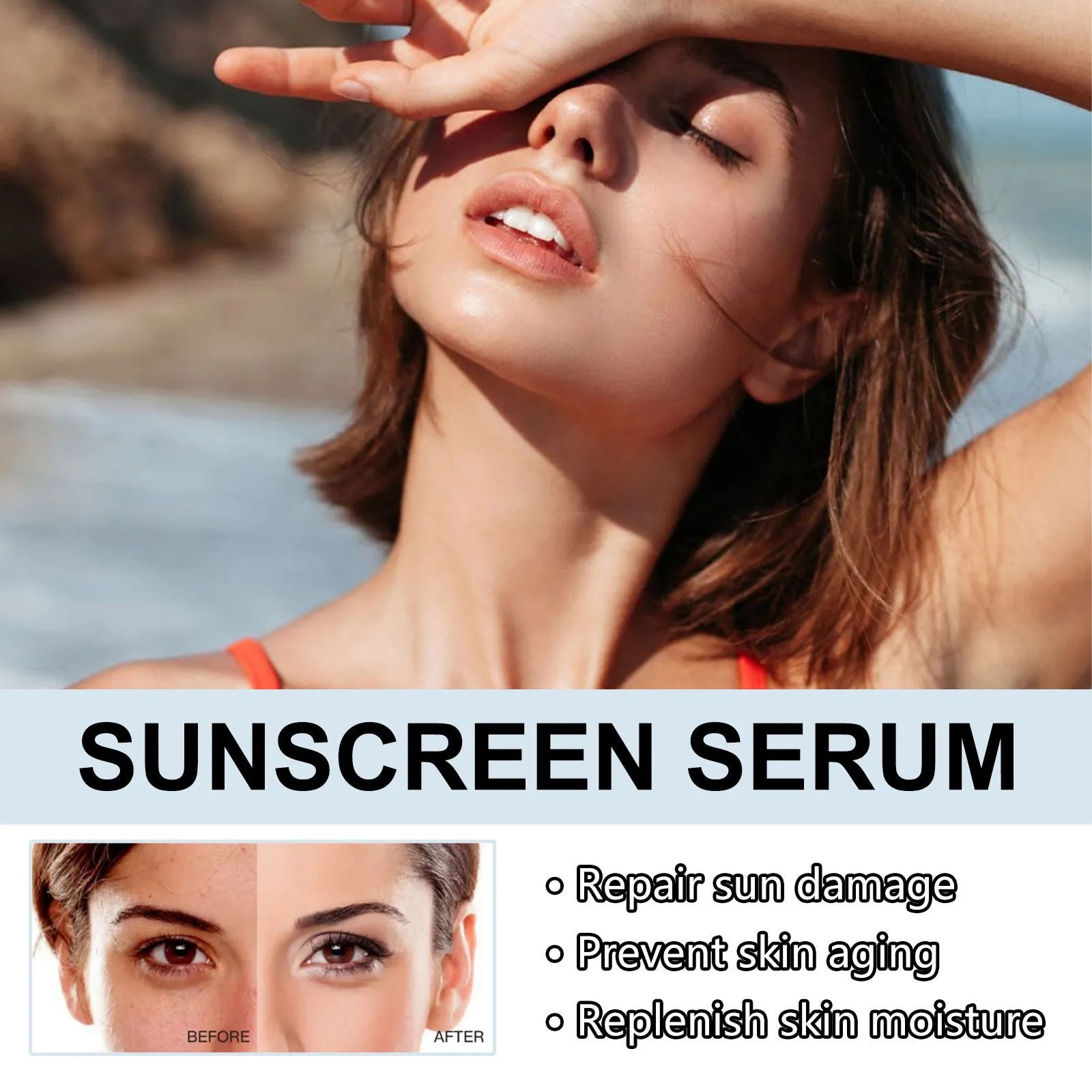 A 30g tube of moisturising protective lotion with UV isolation for all skin types.