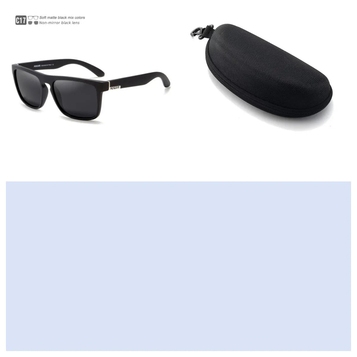 Men's polarized sports driving sunglasses with full frame, UV400 protection, and multiple colour options