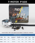 TMOTOR P1604 brushless racing motor with aluminium rotor and mounting screws