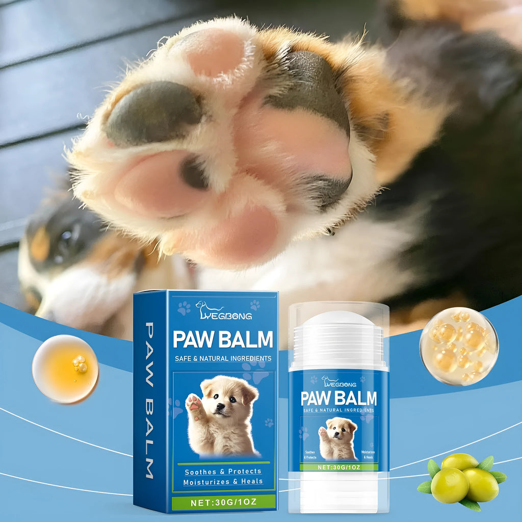 30g pet foot care cream tube for dog and cat paw pad moisturising with glycerin vitamin E and olive oil