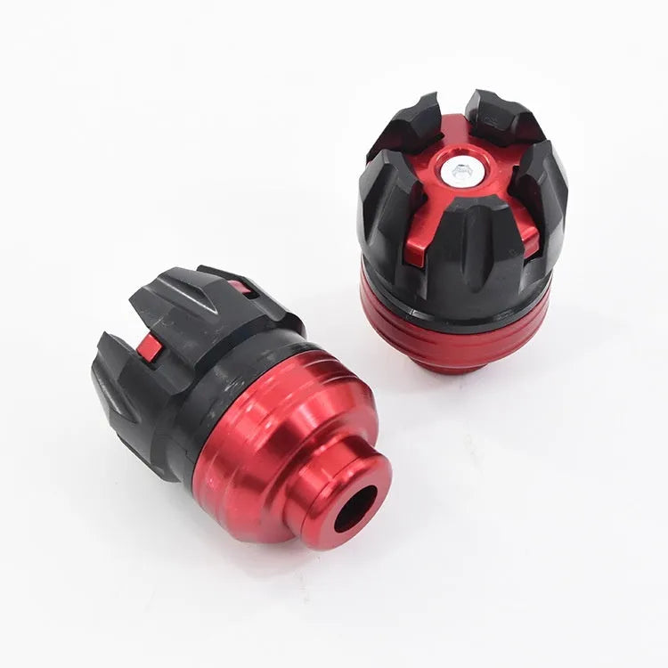 Motorcycle front fork ring in T6-6061 aluminium alloy, MTG-2001 universal fit, shown in red blue gold black silver
