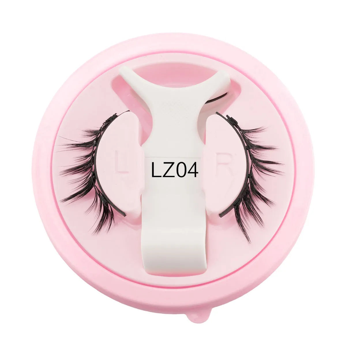 Set of reusable waterproof false eyelashes in natural styles, thickness 0.6mm to 1.1mm.