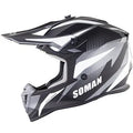 Full face motorcycle helmet with ABS shell, colour matching finish, adult neutral fit, sizes S to 2XL