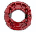 Motorcycle brake rubber block for YBR125, asbestos-free metal, black and red
