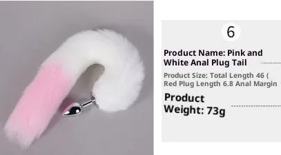 Smsex Toy Docking Plug in pink colour, made from PU leather with manual craft finish