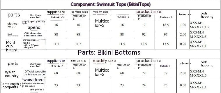 Women's printing pattern separated tube top bikini set for swimming