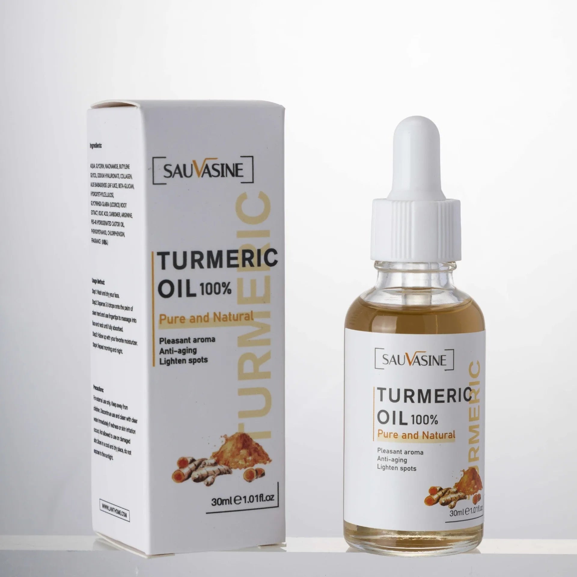Turmeric facial cleanser moisturising daily skincare cleansing milk 50g and turmeric butter 30ml