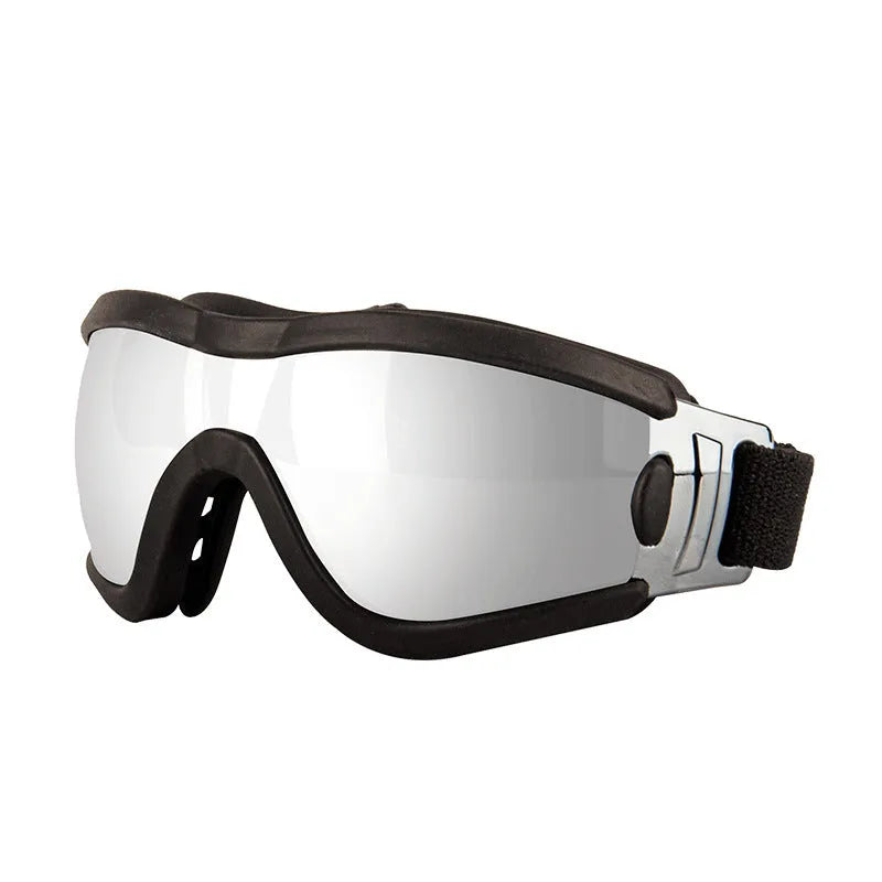 Pet dog sunglasses with PC frame in multiple colours and lens options for UV protection