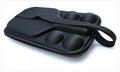 Black EVA pickleball paddle storage case with shoulder straps, showing dimensions of 45cm by 25cm.