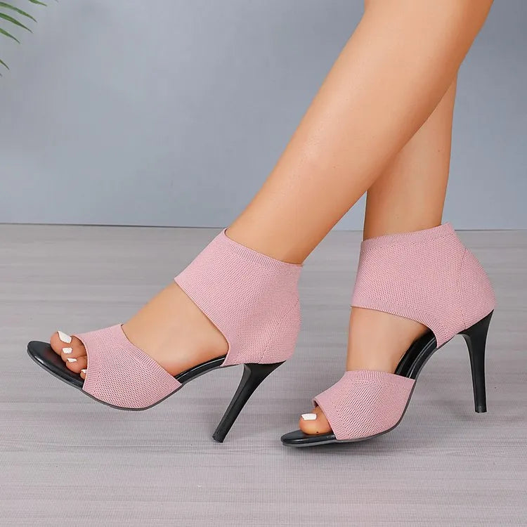 Fashion fish mouth hollow women's shoes with patent leather upper and rubber sole, available in green black creamy-white and colour