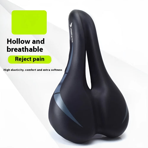 Bicycle seat cushion with hollow design measuring 270mm by 180mm in 3147 colour