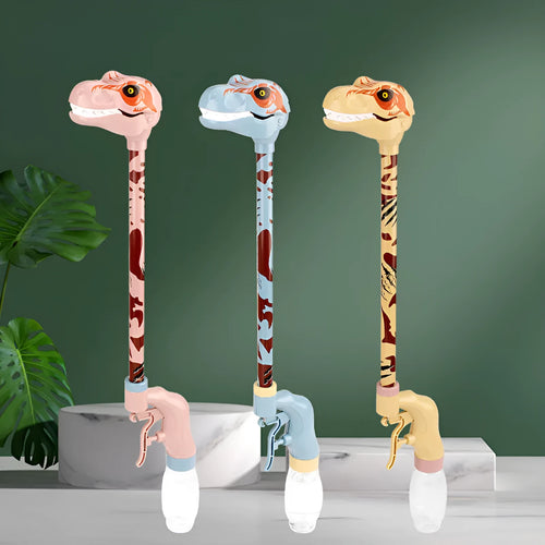 50cm long-necked dinosaur water gun in soft foam for kids, available in six colour styles