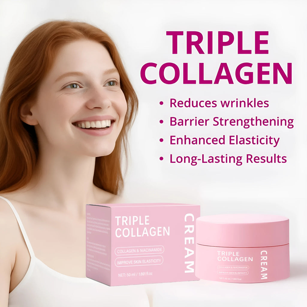 Triple Collagen Egg White Icing face cream 50ml neutral package front view