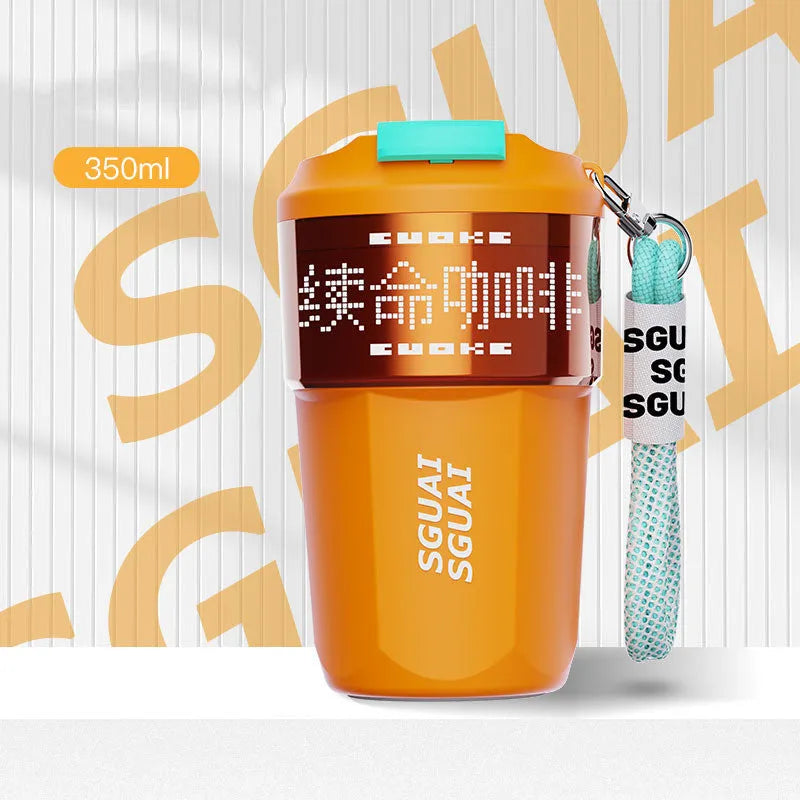 Japanese style portable coffee cup in stainless steel with 50mL capacity