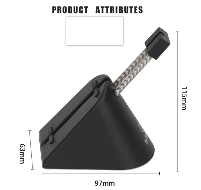 ABS mouse cable holder for desk cord management in black colour option