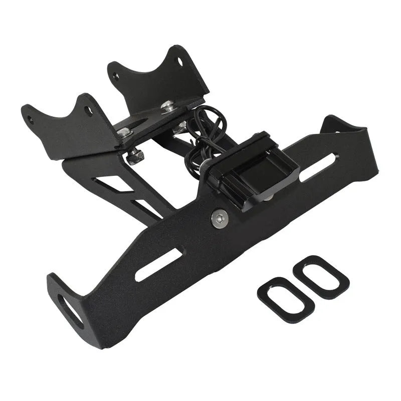 Black aluminium alloy short tail license plate holder bracket for Honda motorcycles