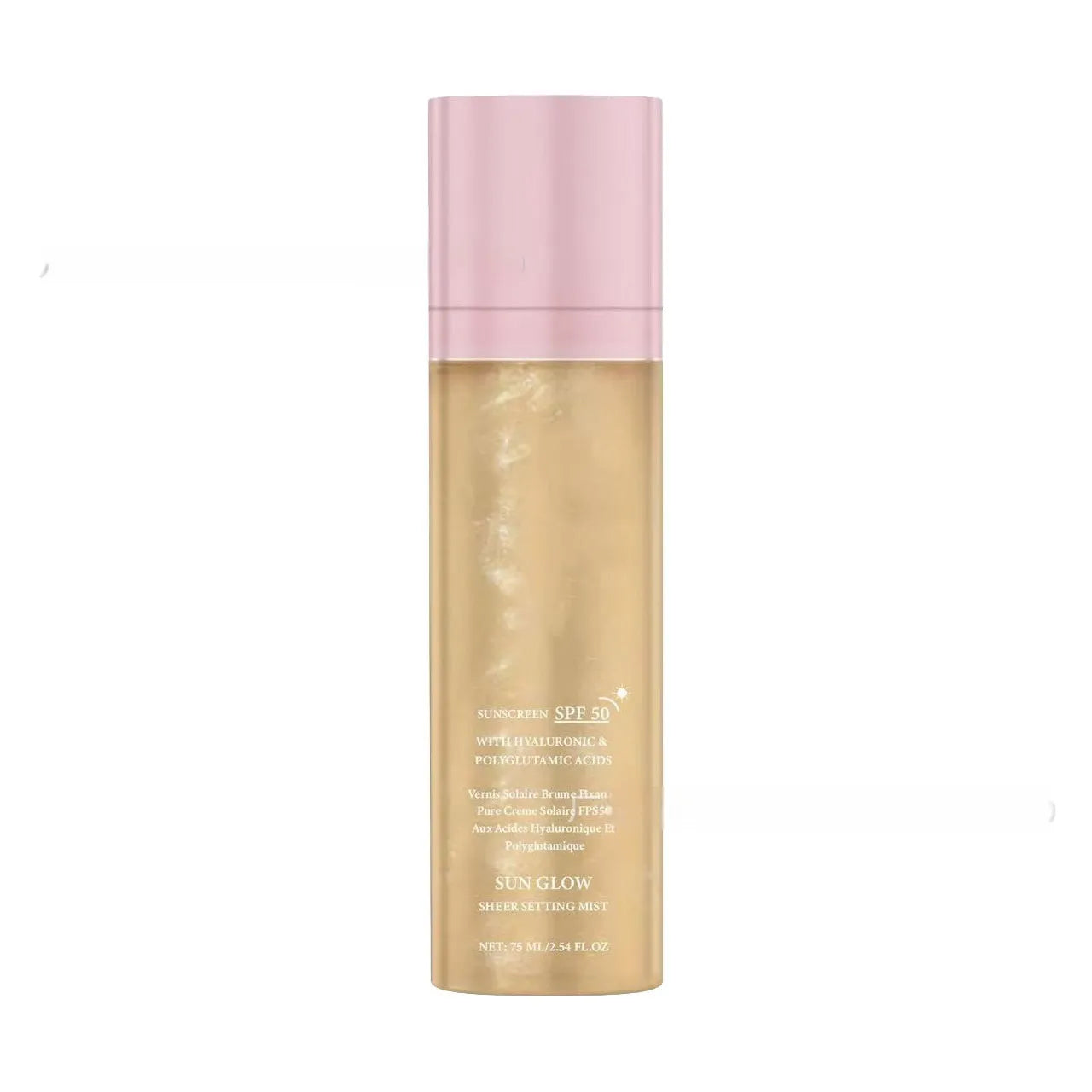 75ml moisturising makeup setting spray bottle with nourishing formula for facial care