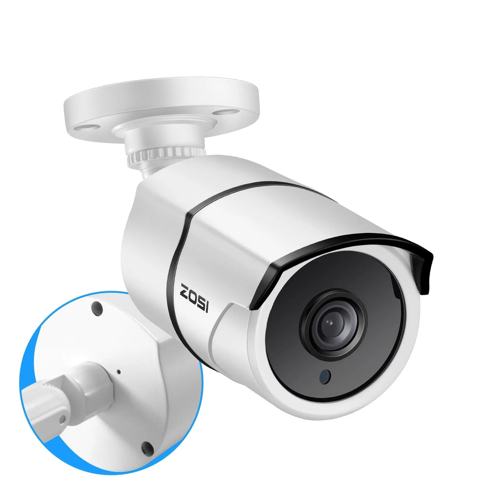 ZOSI 5MP POE security camera system with outdoor cameras and network video recorder