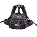 Outdoor multi-functional sports waist bag 18L nylon unisex letter graphic in army green