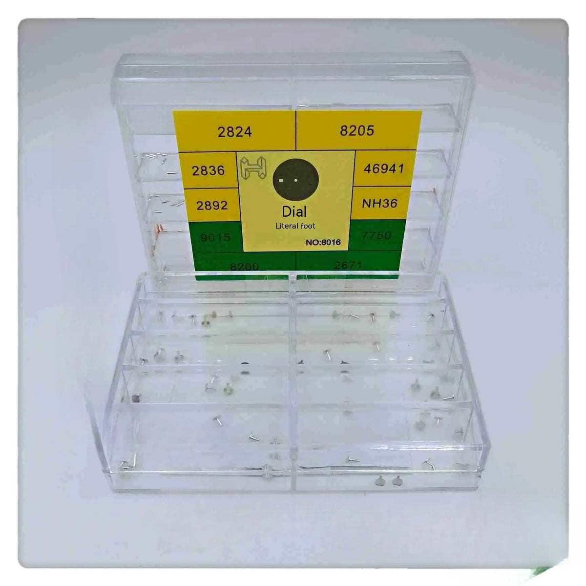 Aluminium watch dial literal foot holder, 30g watch repair accessory for paste and machine fitting