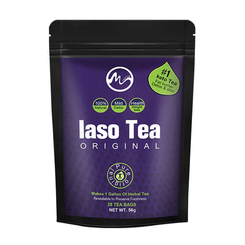 Single sealed bag of sugar-free instant slimming tea mix for cold soaking